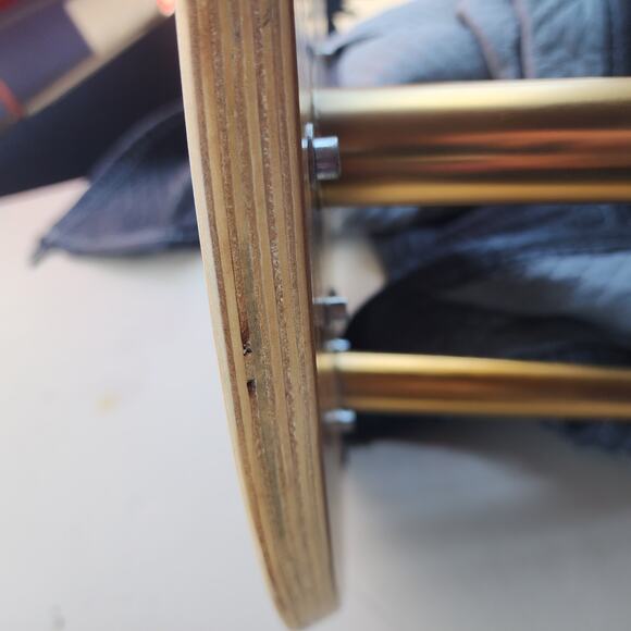 Abstract wood coffee table night stand 21.5hx20x20w beautiful - Picture 8 of 8